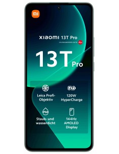 Xiaomi 13T Pro 16,9 cm (6.67") SIM doble Android 13 5G USB Tipo C 16 GB 1,02 TB 5000 mAh Verde