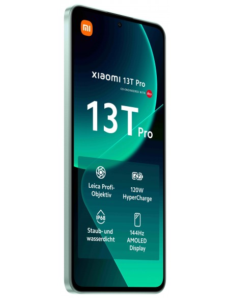 Xiaomi 13T Pro 16,9 cm (6.67") SIM doble Android 13 5G USB Tipo C 16 GB 1,02 TB 5000 mAh Verde