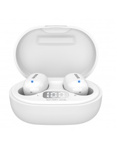 Aiwa EBTW-150WT auricular y casco Auriculares Inalámbrico Dentro de oído Llamadas Música Bluetooth Blanco