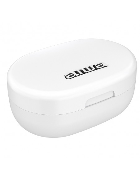 Aiwa EBTW-150WT auricular y casco Auriculares Inalámbrico Dentro de oído Llamadas Música Bluetooth Blanco