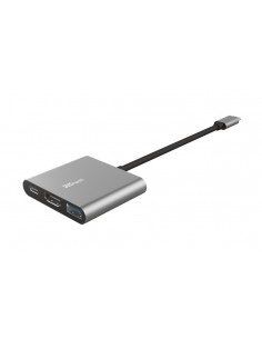 Trust Dalyx USB 3.2 Gen 1 (3.1 Gen 1) Type-C Aluminio, Negro 2