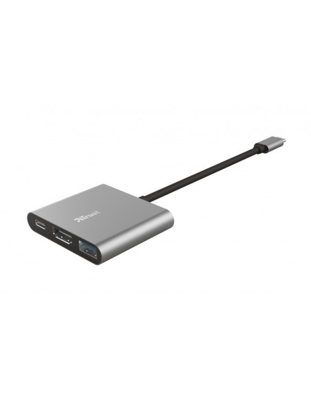 Trust Dalyx USB 3.2 Gen 1 (3.1 Gen 1) Type-C Aluminio, Negro Trust Dalyx USB 3.2 Gen 1 (3.1 Gen 1) Type-C Aluminio, Negro
