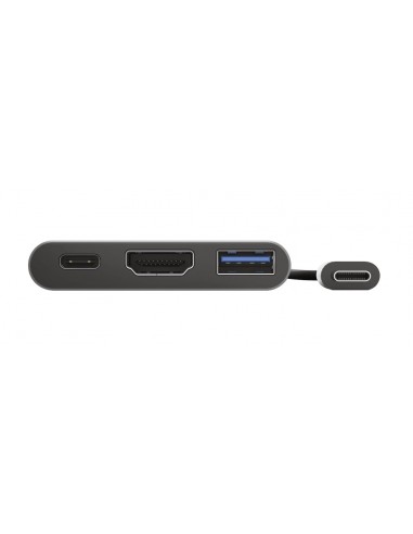 Trust Dalyx USB 3.2 Gen 1 (3.1 Gen 1) Type-C Aluminio, Negro