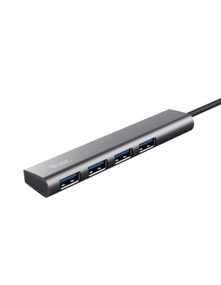 Trust Halyx USB 3.2 Gen 1 (3.1 Gen 1) Type-A 5 Mbit s Negro, Gris