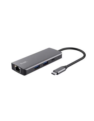 Trust Dalyx USB Tipo C 1000 Mbit s Plata