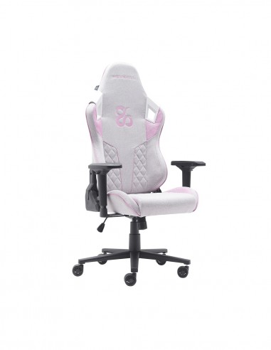 Newskill Gaming Takamikura V2 Silla para videojuegos de PC Asiento acolchado Gris, Rosa, Blanco