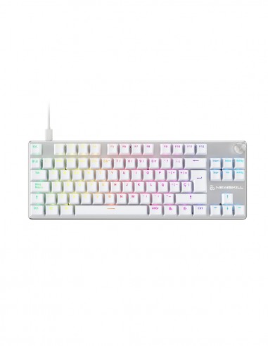 Newskill Gaming NS-KB-SERIKEV2-TKL-IVO teclado USB QWERTY Español Blanco