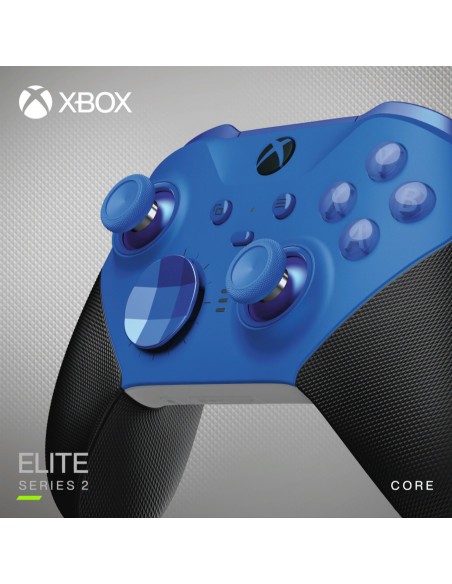 Microsoft Xbox Elite Series 2 - Core Negro, Azul Bluetooth USB Gamepad Analógico Digital PC, Xbox One, Xbox One S, Xbox One X,
