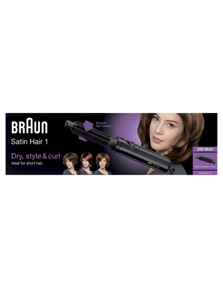 Braun Satin Hair 1 AS 110 Cepillo de aire caliente Lila 200 W 2 m
