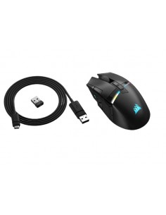 Corsair CH-931A011-EU ratón mano derecha RF Wireless + Bluetooth Óptico 26000 DPI 2