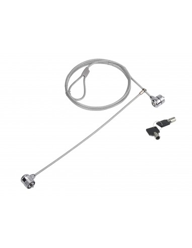 Conceptronic CNBSLOCK15T cable antirrobo Plata 1,5 m