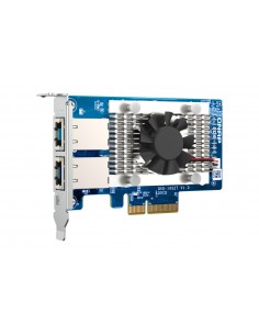 QNAP QXG-10G2T adaptador y tarjeta de red Interno Ethernet 10000 Mbit s
