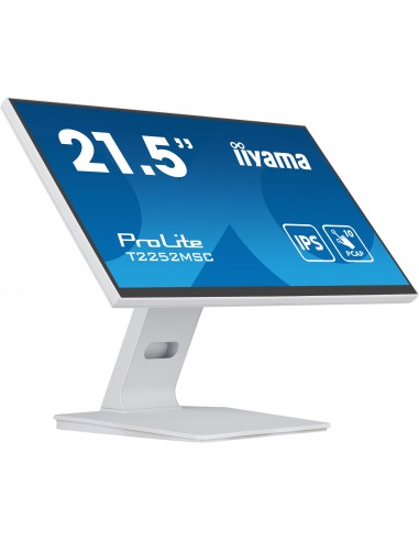 iiyama ProLite pantalla para PC 54,6 cm (21.5") 1920 x 1080 Pixeles Full HD LCD Pantalla táctil Mesa Blanco
