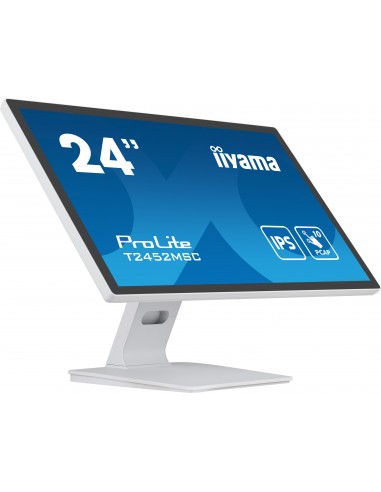 iiyama ProLite pantalla para PC 60,5 cm (23.8") 1920 x 1080 Pixeles Full HD LCD Pantalla táctil Multi-usuario Blanco