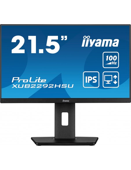 iiyama ProLite XUB2292HSU-B6 pantalla para PC 55,9 cm (22") 1920 x 1080 Pixeles Full HD LED Negro