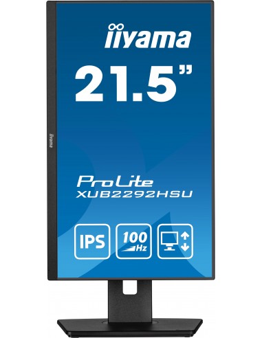 iiyama ProLite XUB2292HSU-B6 pantalla para PC 55,9 cm (22") 1920 x 1080 Pixeles Full HD LED Negro