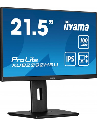 iiyama ProLite XUB2292HSU-B6 pantalla para PC 55,9 cm (22") 1920 x 1080 Pixeles Full HD LED Negro