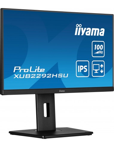 iiyama ProLite XUB2292HSU-B6 pantalla para PC 55,9 cm (22") 1920 x 1080 Pixeles Full HD LED Negro
