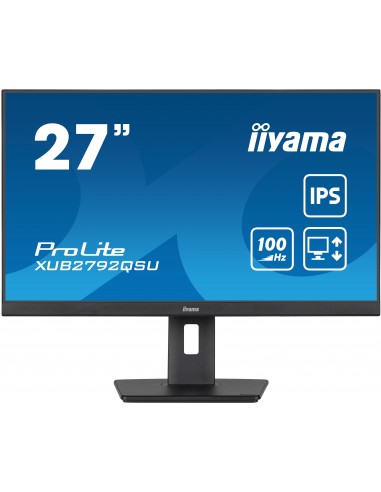 iiyama ProLite pantalla para PC 68,6 cm (27") 2560 x 1440 Pixeles Full HD LED Negro