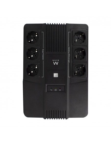 Ewent EW3945 sistema de alimentación ininterrumpida (UPS) Línea interactiva 0,6 kVA 360 W 1 salidas AC