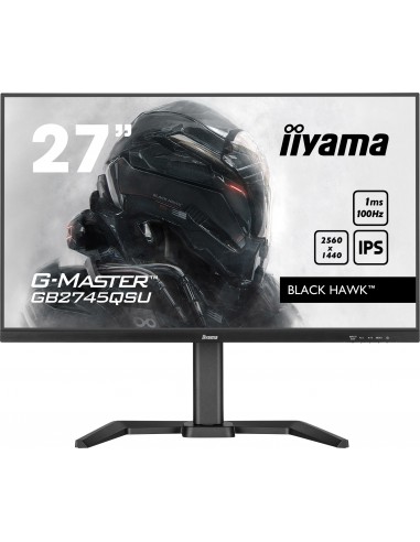 iiyama G-MASTER GB2745QSU-B1 pantalla para PC 68,6 cm (27") 2560 x 1440 Pixeles 2K Ultra HD LED Negro