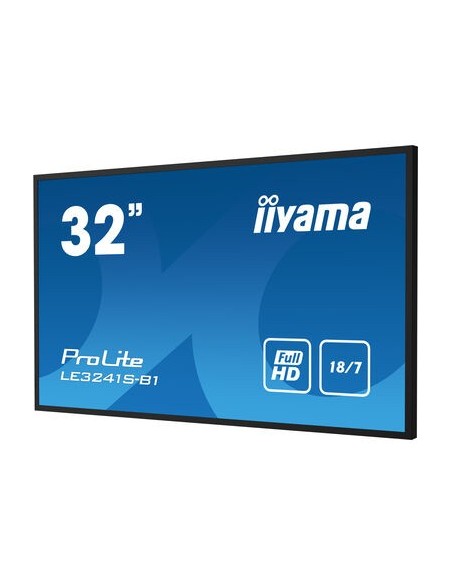 iiyama LE3241S-B1 pantalla de señalización Pantalla plana para señalización digital 80 cm (31.5") 350 cd   m² Full HD Negro 18 7