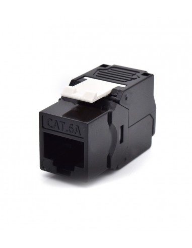 WP WPC-KEY-6AUP-TL BL conector RJ45 Negro, Blanco