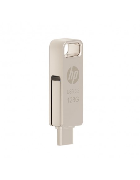 PNY HPFD206C-128 unidad flash USB 128 GB USB Type-A   USB Type-C 3.2 Gen 2 (3.1 Gen 2) Plata