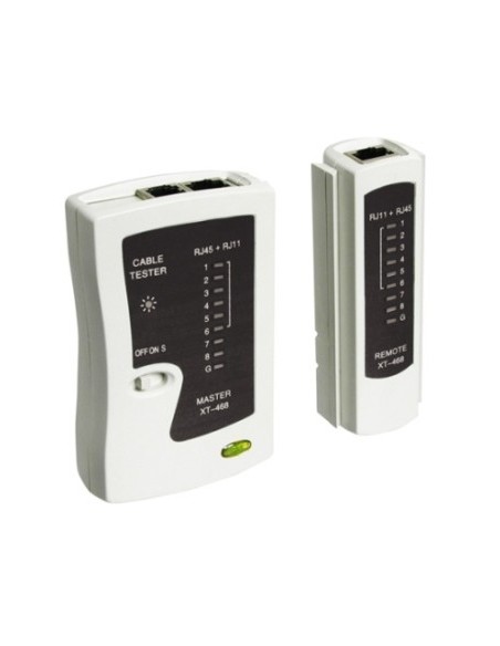 WP WPC-TST-001 comprobador de cables de red Blanco