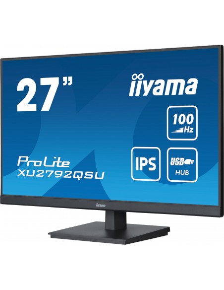 iiyama ProLite pantalla para PC 68,6 cm (27") 2560 x 1440 Pixeles Dual WQHD LED Negro