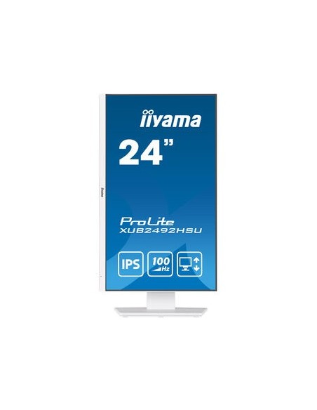 iiyama XUB2492HSU-W6 pantalla para PC 60,5 cm (23.8") 1920 x 1080 Pixeles Full HD LED Blanco