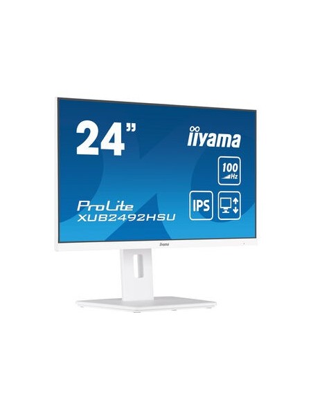 iiyama XUB2492HSU-W6 pantalla para PC 60,5 cm (23.8") 1920 x 1080 Pixeles Full HD LED Blanco