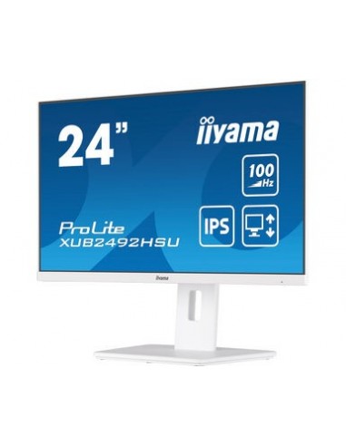 iiyama XUB2492HSU-W6 pantalla para PC 60,5 cm (23.8") 1920 x 1080 Pixeles Full HD LED Blanco