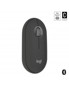 Logitech Pebble 2 M350s ratón Ambidextro RF Wireless + Bluetooth Óptico 4000 DPI 2