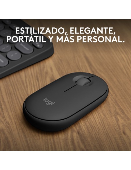 Logitech Pebble 2 M350s ratón Ambidextro RF Wireless + Bluetooth Óptico 4000 DPI