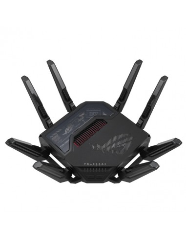 ASUS ROG Rapture GT-BE98 router inalámbrico 10 Gigabit Ethernet Quad-band (2.4 GHz   5 GHz-1   5 GHz-2   6 GHz) Negro