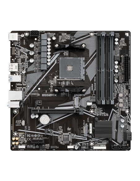 Gigabyte B550M K 1.0 placa base AMD B550 Zócalo AM4 micro ATX