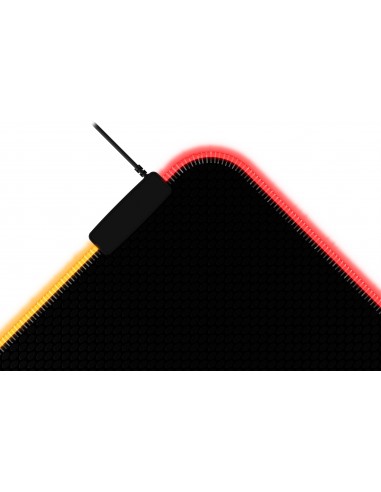 HyperX Pulsefire Mat - Alfombrilla gaming RGB - Tela (XL)