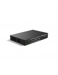 Dahua Technology PoE SG1018LP-2F No administrado L2 Gigabit Ethernet (10 100 1000) Energía sobre Ethernet (PoE) Negro
