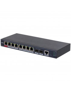 Dahua Technology PoE SG4010P-2F Gestionado L2 Gigabit Ethernet (10 100 1000) Energía sobre Ethernet (PoE) Negro