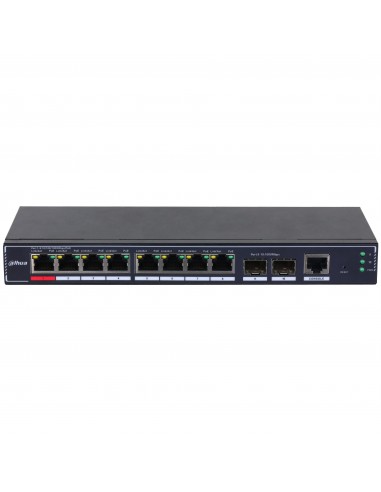 Dahua Technology PoE SG4010P-2F Gestionado L2 Gigabit Ethernet (10 100 1000) Energía sobre Ethernet (PoE) Negro