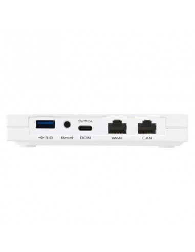 ASUS RT-AX57 Go router inalámbrico Gigabit Ethernet Doble banda (2,4 GHz   5 GHz) Blanco
