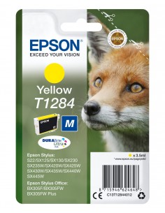 Epson Fox Cartucho T1284 amarillo (etiqueta RF)