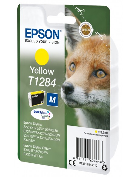 Epson Fox Cartucho T1284 amarillo (etiqueta RF)