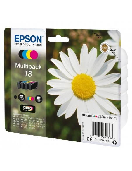 Epson Daisy Multipack 18 4 colores (etiqueta RF)