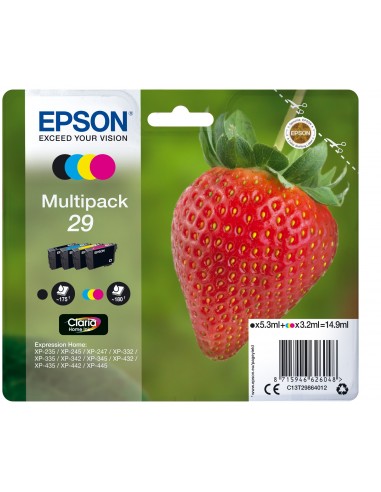 Epson Strawberry Multipack 4-colours 29 Claria Home Ink