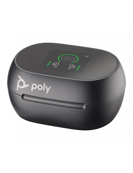 POLY Voyager Free 60+ UC Auriculares Inalámbrico Dentro de oído Llamadas Música USB tipo A Bluetooth Negro