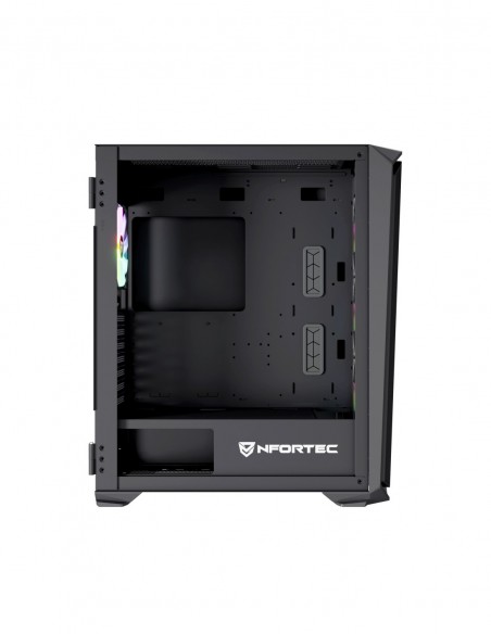 Nfortec NF-CS-KRATERX-B carcasa de ordenador Midi Tower Negro