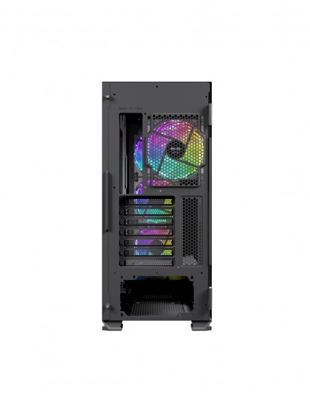 Nfortec NF-CS-KRATERX-B carcasa de ordenador Midi Tower Negro