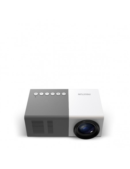 PRIXTON Cinema Mini videoproyector 15 lúmenes ANSI LED 320x240 Negro, Blanco